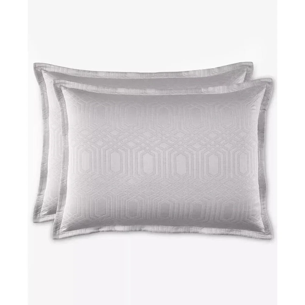 Hotel Collection Italian Positano Matelassé 2-Pc European Sham Set – MSRP $215